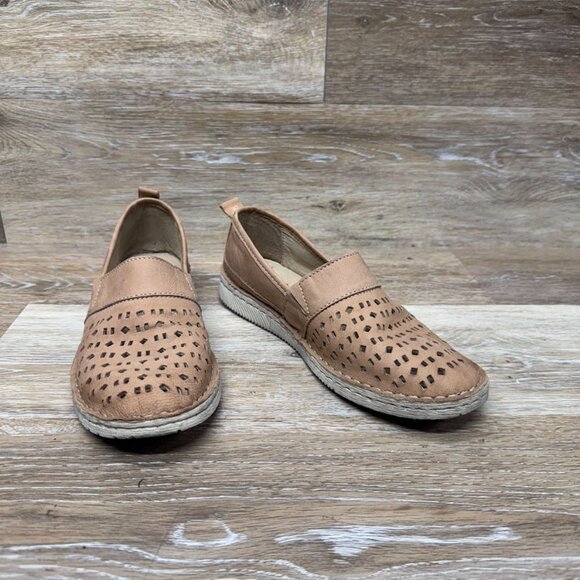 Josef Seibel Sofie 27 Tan Leather Perforated Vamp Casual Shoe Women's Size EU 37 - Picture 5 of 6